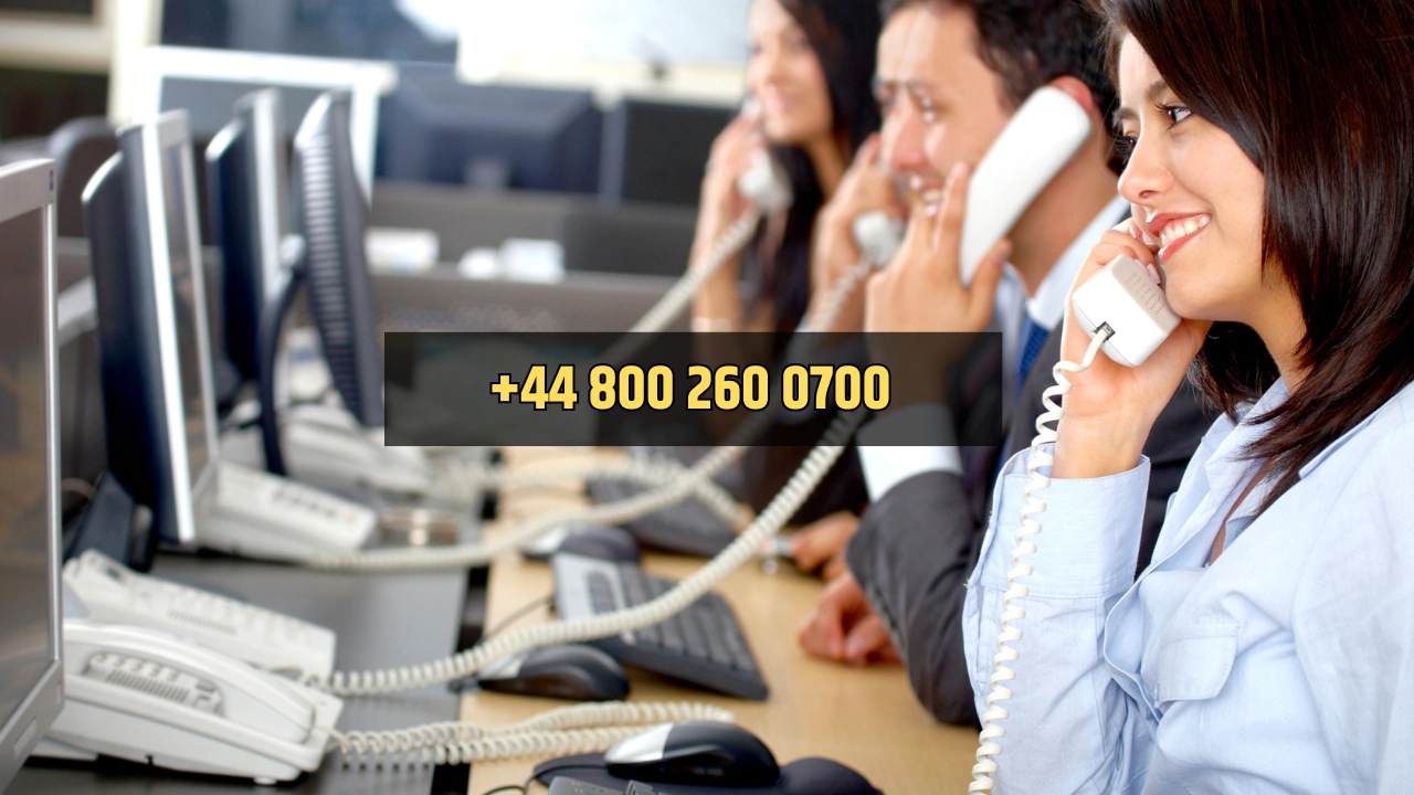 +44 800 260 0700