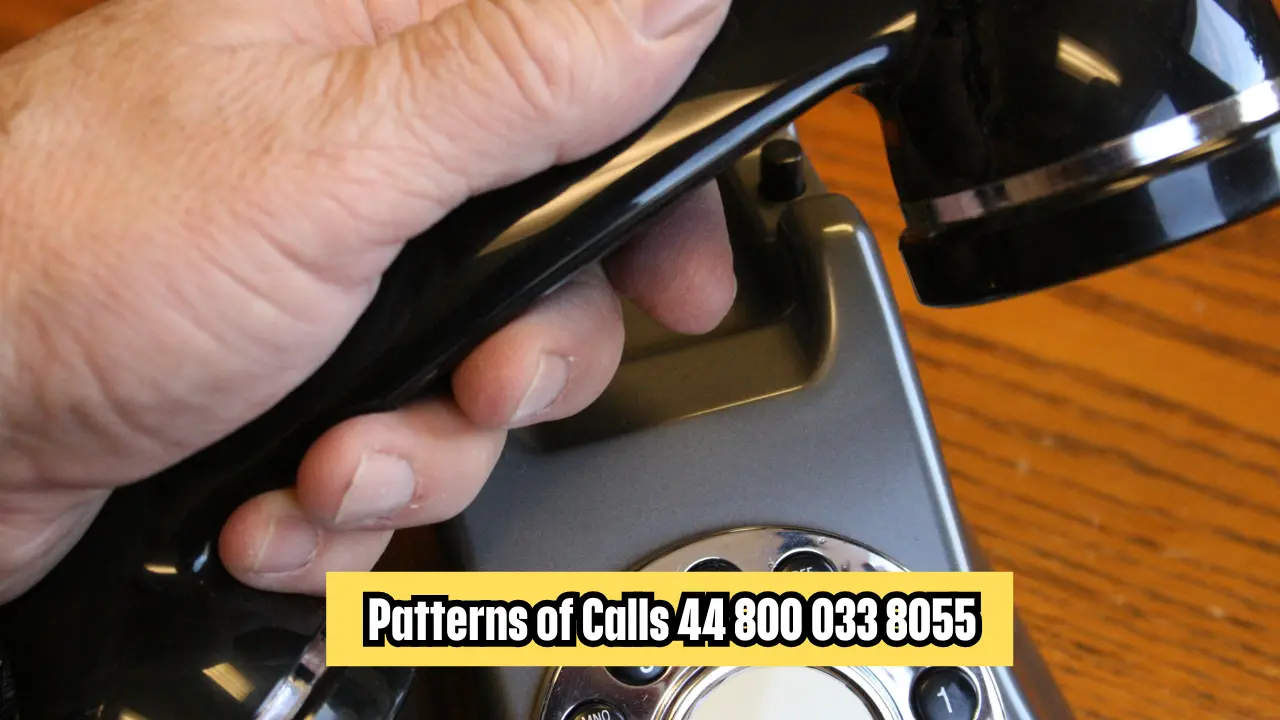 Patterns of Calls 44 800 033 8055