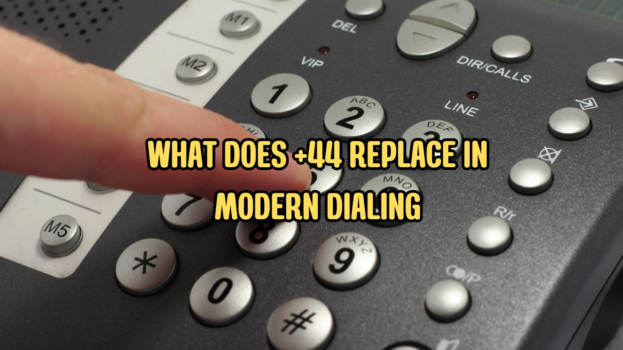 What Does +44 Replace in Modern Dialing